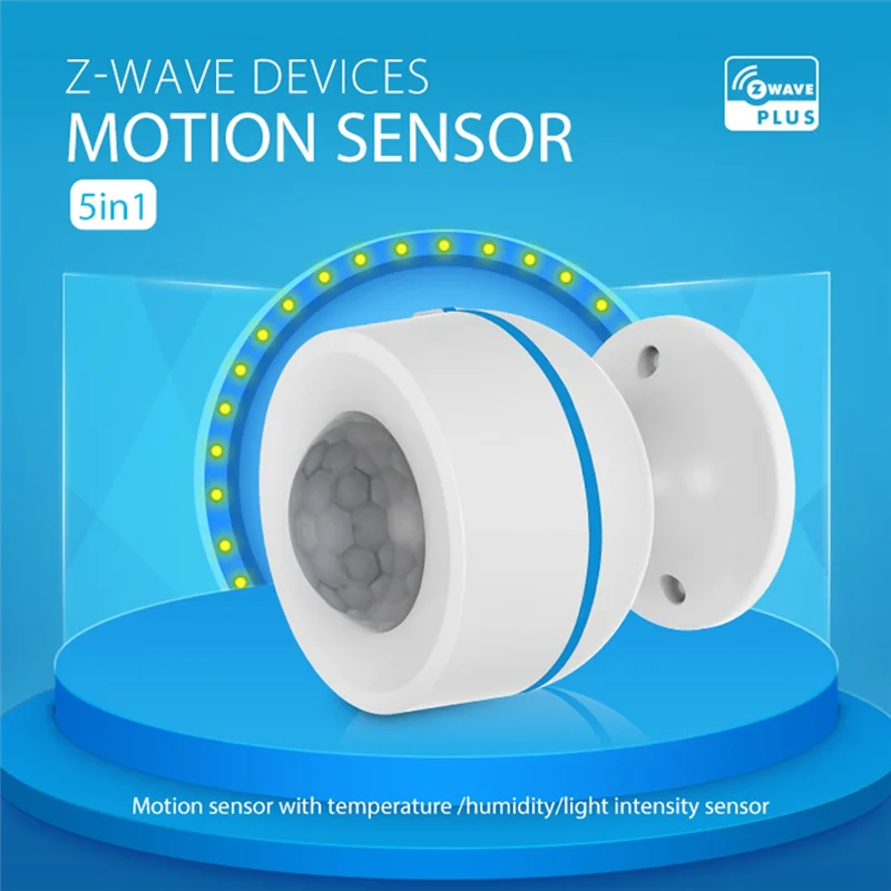 ABZW 4PCS Z-Wave 700 PIR Motion Detector อุณหภูมิความชื้น Light Sensor Home Automation ทํางานร่วมกับ Smartthing Vera C