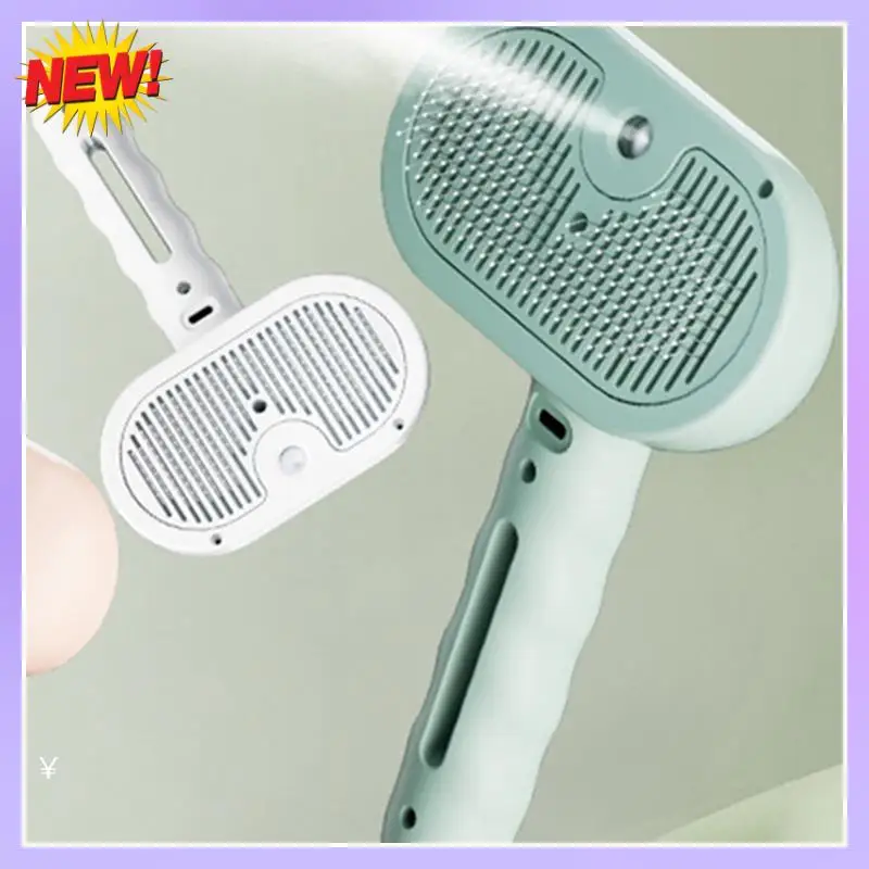 

T24C Steam Cat Brush Pet Grooming Comb Removing Loose Hair Hair Steam Styling Accessories For Dogs And Cats