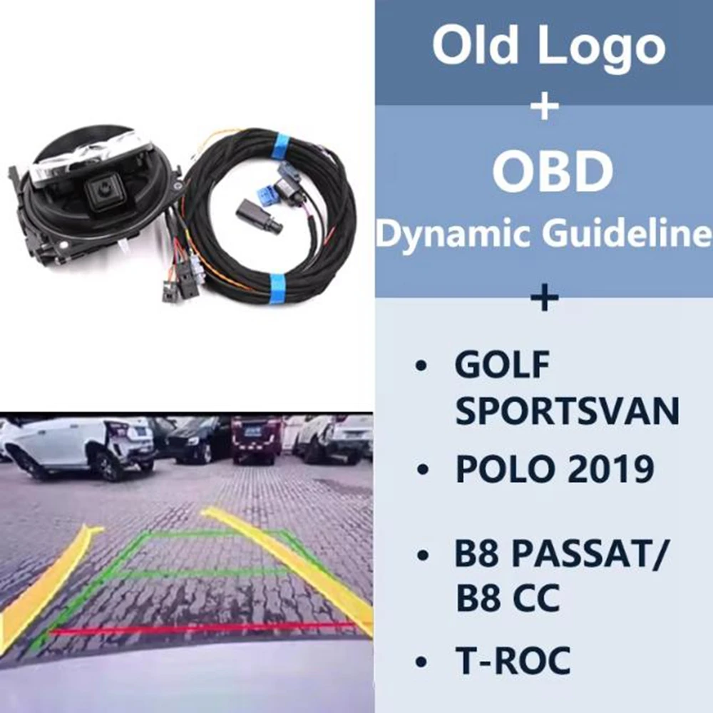 Highline - FOR GOLF 7 VII MK7 T-ROC Passat B8 Polo AW Flipping Reversing Camera Rear View Camera