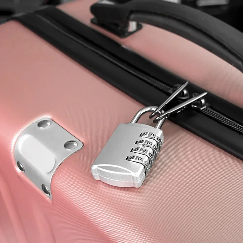 مجموعة كلمات مرور صغيرة قفل ، كلمة مرور 4 أرقام ، قفل رقم الجدول ، قفل أمان لحقيبة الأمتعة ، 1-10 #2