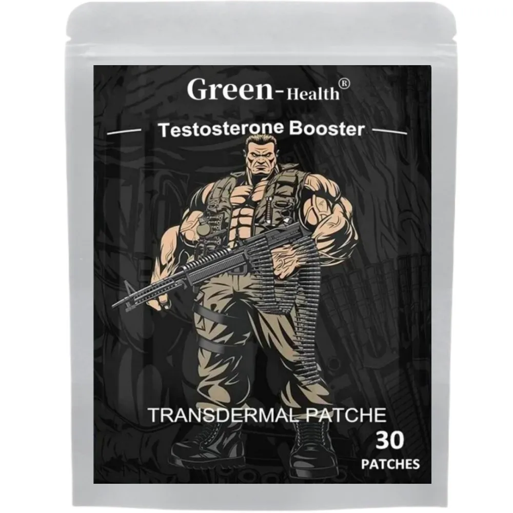 Booster For Men With Horny Goat Weed, Maca Root Transdermal Patches Energy Stamina Strength 30 Patches