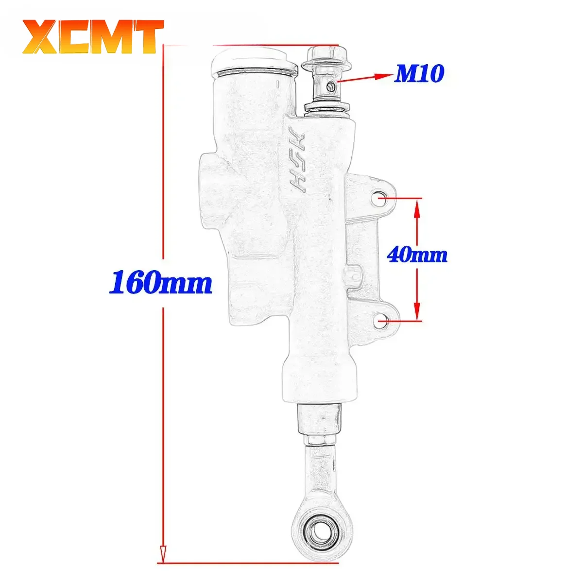 Motorcycle Rear Hydraulic Brake Master Cylinder Pump For KTM EXC XCW SXF XCFW HUSQVARNA FC FX FE TE 125 250 300 350 450