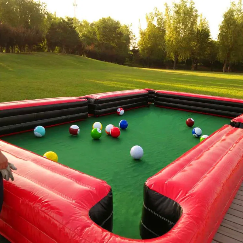 

Fun Inflatable Foot Billiards Table Soccer Live Slocker Billiards Outdoor Expansion Warm-up Activity Props