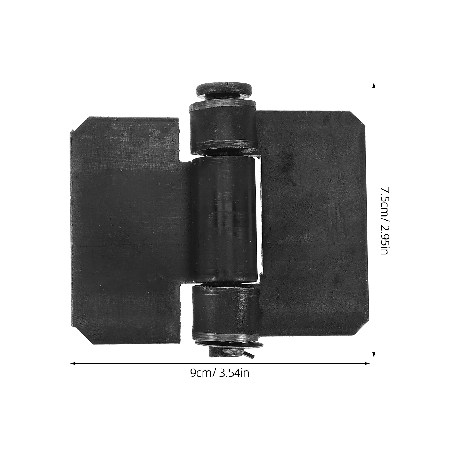 Heavy Duty Welded Hinges For Doors Gates Barn Shed Square Iron Door Hinges Adjustable Spring Mechanism Outdoor Interior