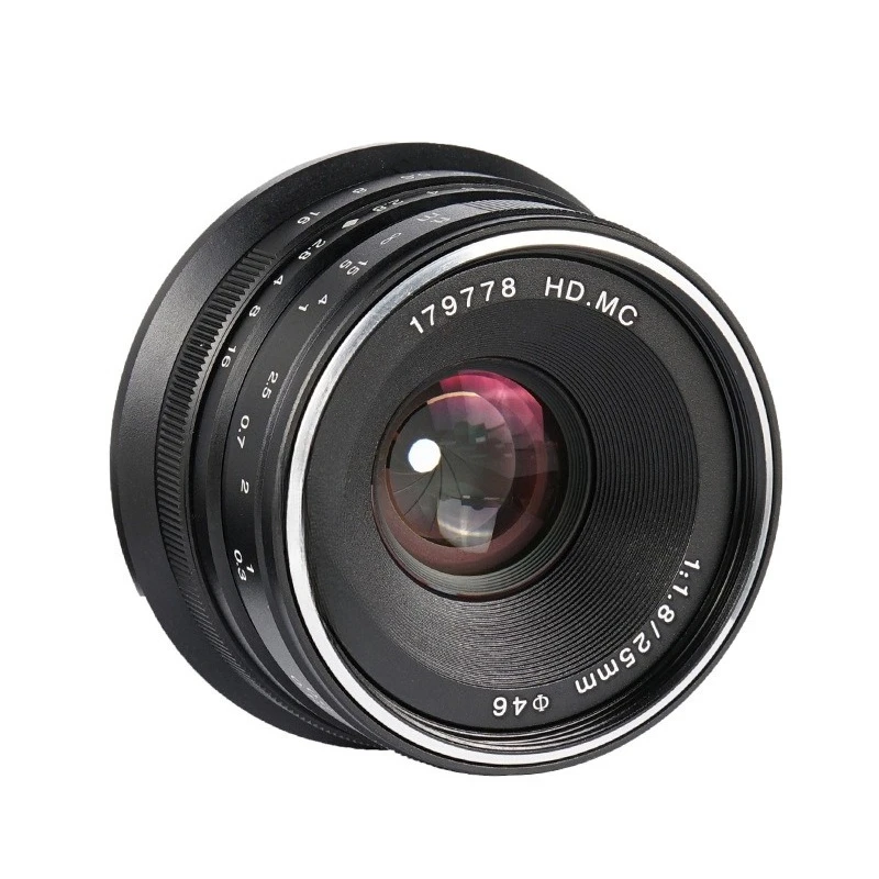 

Micro single lens 25mm for EOSM m43 FX E port