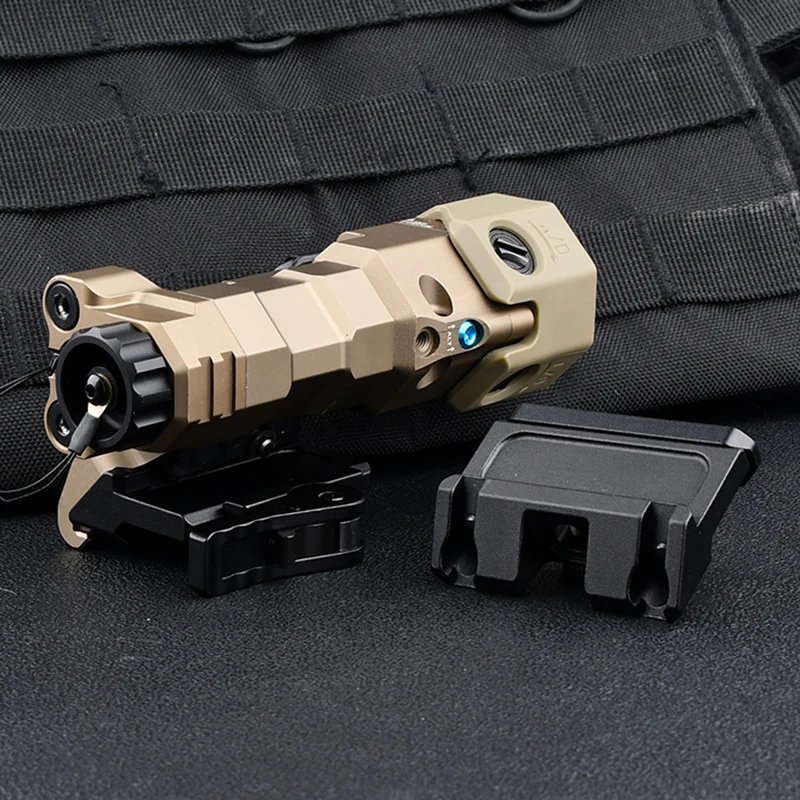 RAXIS MAWL Laser Mount Base For WADSN MAWL C1+ Quick Release Picatinny Rail Adapter  Tactical Airsoft Accessory – Black/Tan