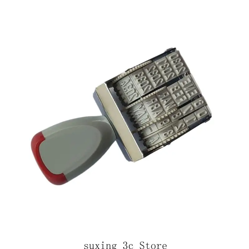 E8BE Multifunctional Number Stamp Spanish/French Date Stamp English Inking Stamp