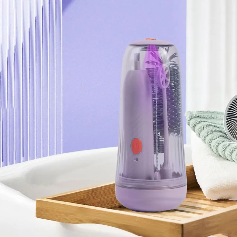 

Silicone Baby Bottle Straw Cleaner Flexible Brushes Waterproof Electric Bottle Brush Long Handled Bottle Brush Straw Cleaning