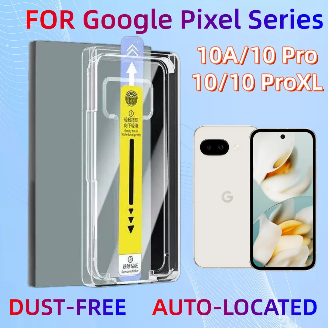 

Защитная пленка из закаленного стекла для Google Pixel 10, 10a, XL, 7a, 7, 6a, 8, 8 Pro, 9, 9 Pro с установочным комплектом, устойчивая к царапинам