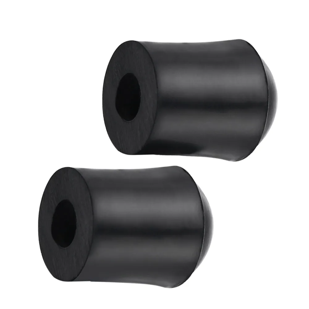 2pcs ​Rubber Double Bass Endpin Rubber Tip ​Inner Diameter 9.5mm Secure Stopper​ ​Endpin Stopper ​Black ​End Cap Accessory​