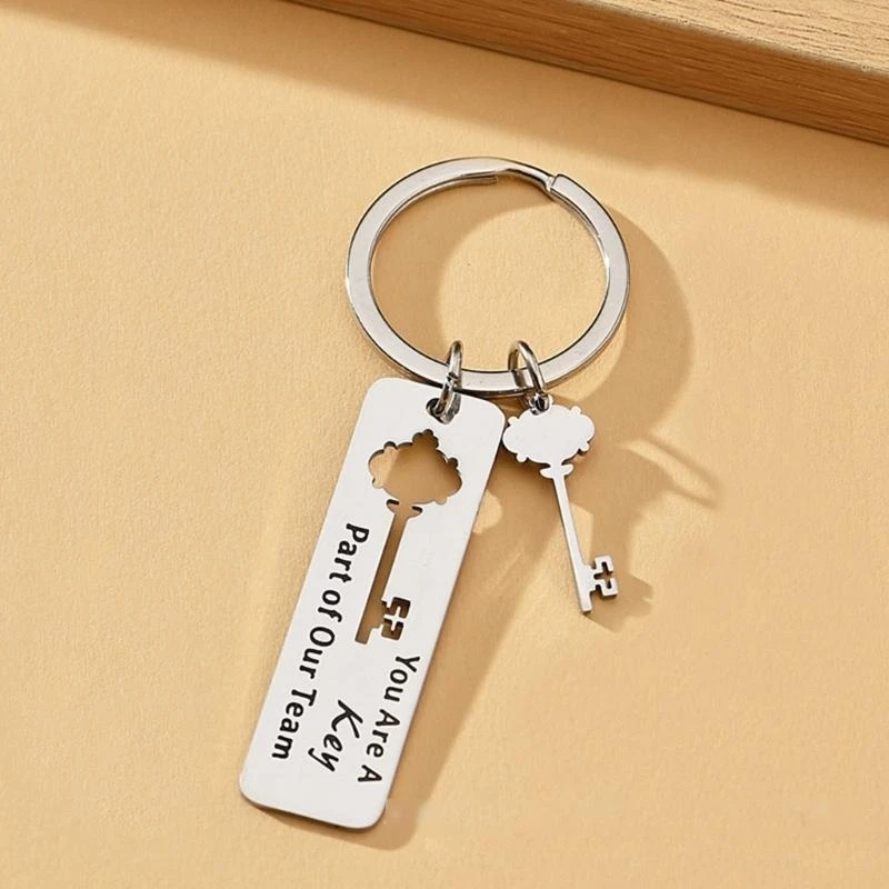 Employee Appreciation Keychain Pendent Keychains Women Keyrings for Party Daily