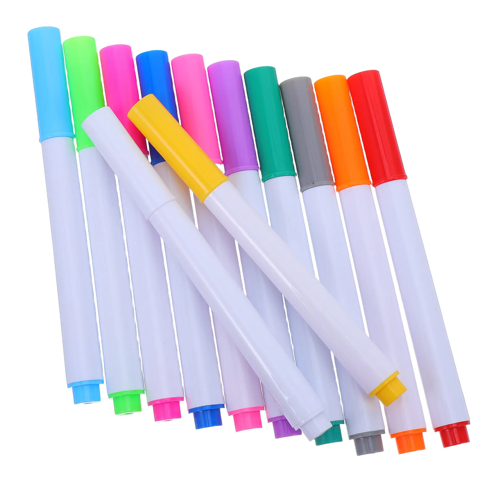 

36Pcs Liquid Chalk Markers Water Soluble 12 Colors Erasable Chalk Pens for Window Glass Blackboard Dry Erase Pens Restaurant