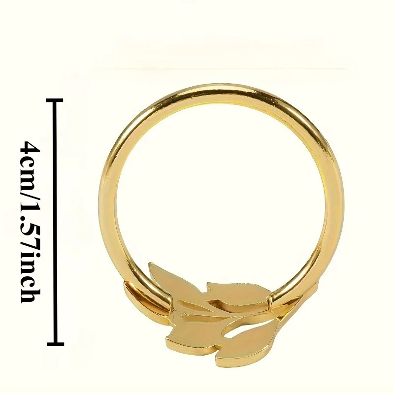 1PC Minimalist Design Napkin Ring Smooth Edge Scratch Resistant | Wedding and Party Table Decoration | Durable Napkin Clasp