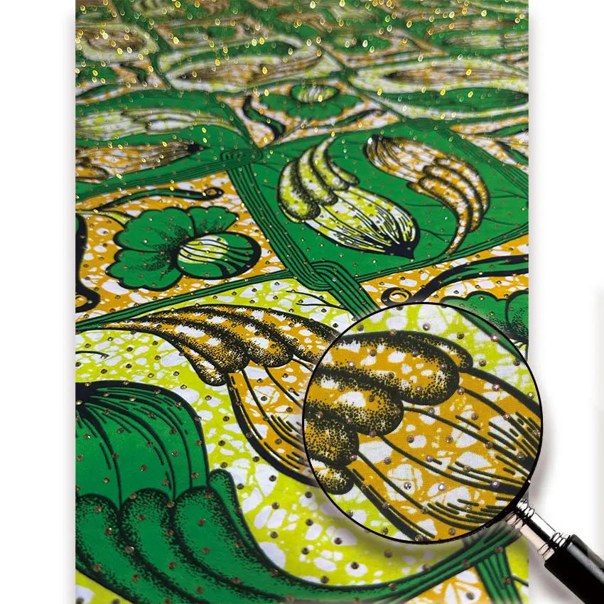 2025 뉴 스타일 나이지리아 스톤 왁스 프린트 원단 - 고품질 아프리카 왁스 프린트 원단 (패치워크, 의류 및 DIY용) Y7