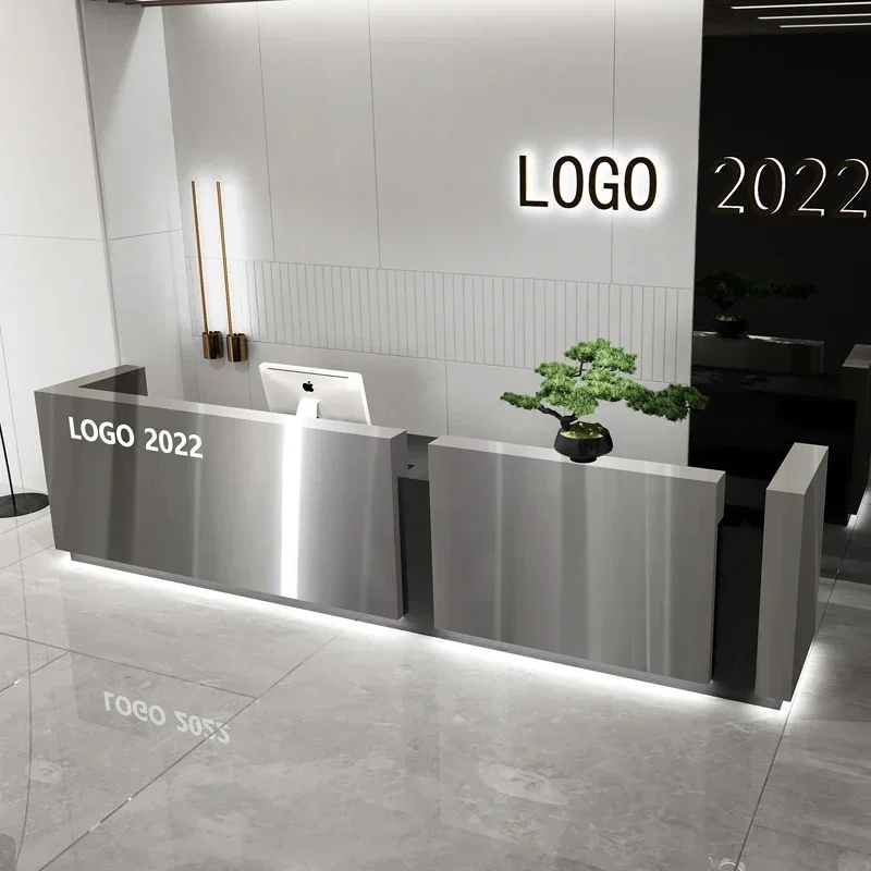 Lectern Shop Reception Desk Podium Beauty Salon Simple Modern Reception Desk Supermarket Checkout Theke Rezeption Home Furniture