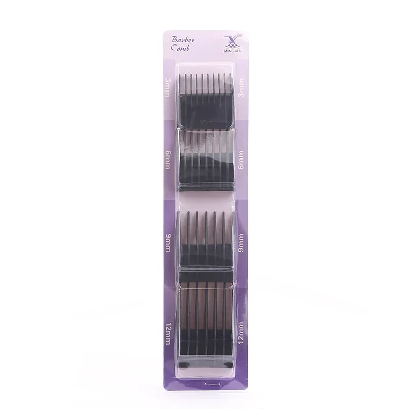 4pcs/set Professional  Barber Universal Hair Clipper Limit Comb Replacement for Moser 1400 Series G1202 3mm 6mm 9mm 12mm