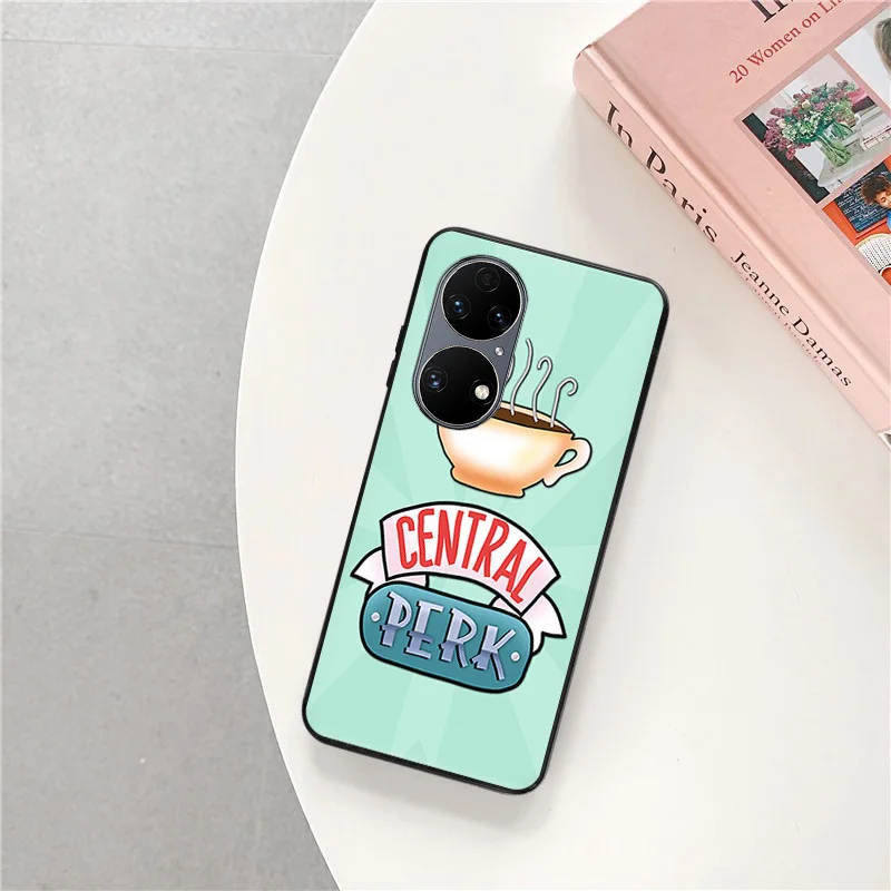 Phone Case For Motorola G50 G51 G60 G71 G30 G31 Edge20 30 40 G73 Huawei P40 P30 P20 P-Smart Friends Central PERK Anti-Drop Cover