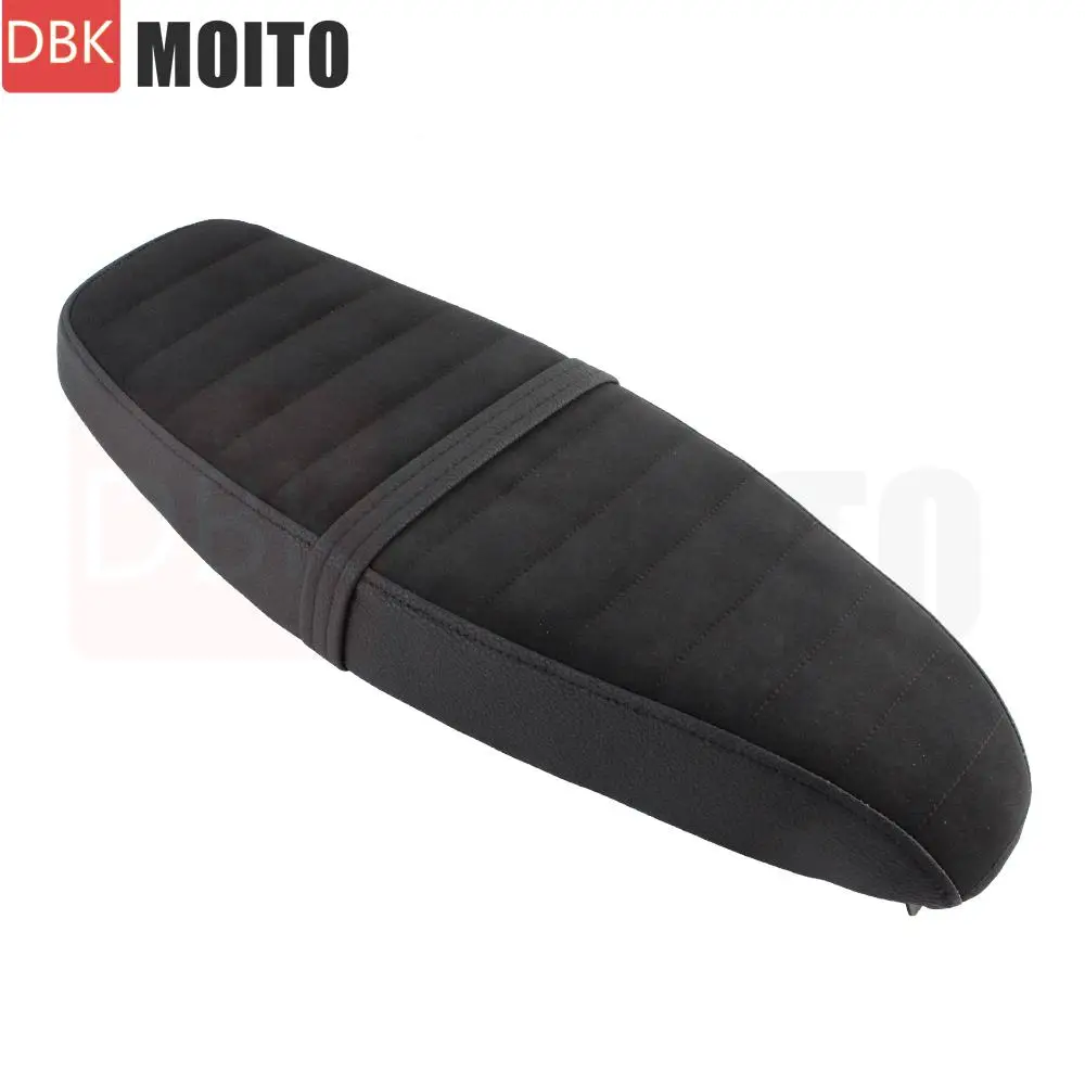 Motorcycle Seat Cushion Motorrad Sitzkissen For Simson S50 S51 S70 Rear Suede Lychee Flat Bench Seat Cushion  Horizontal Line