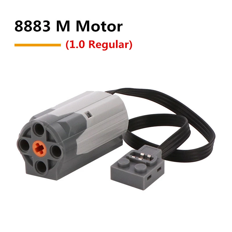 2.0 Upgraded Version Gray/Black/Red M/L/XL Servo Motor Technical Power Functions Train Motors Receiver Control For Blocks Set