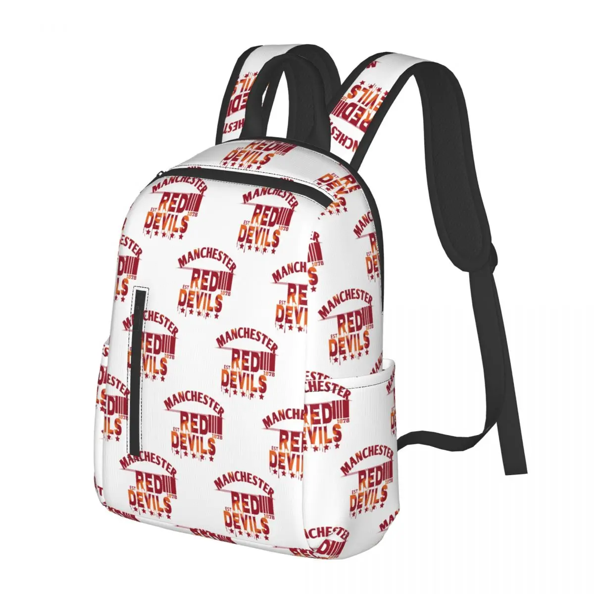 

Devils Of Manchester, Manchester Is Red Student Backpack School Bag Hiking Travel Daypack for Men Women Bookbag Shoulder Bags