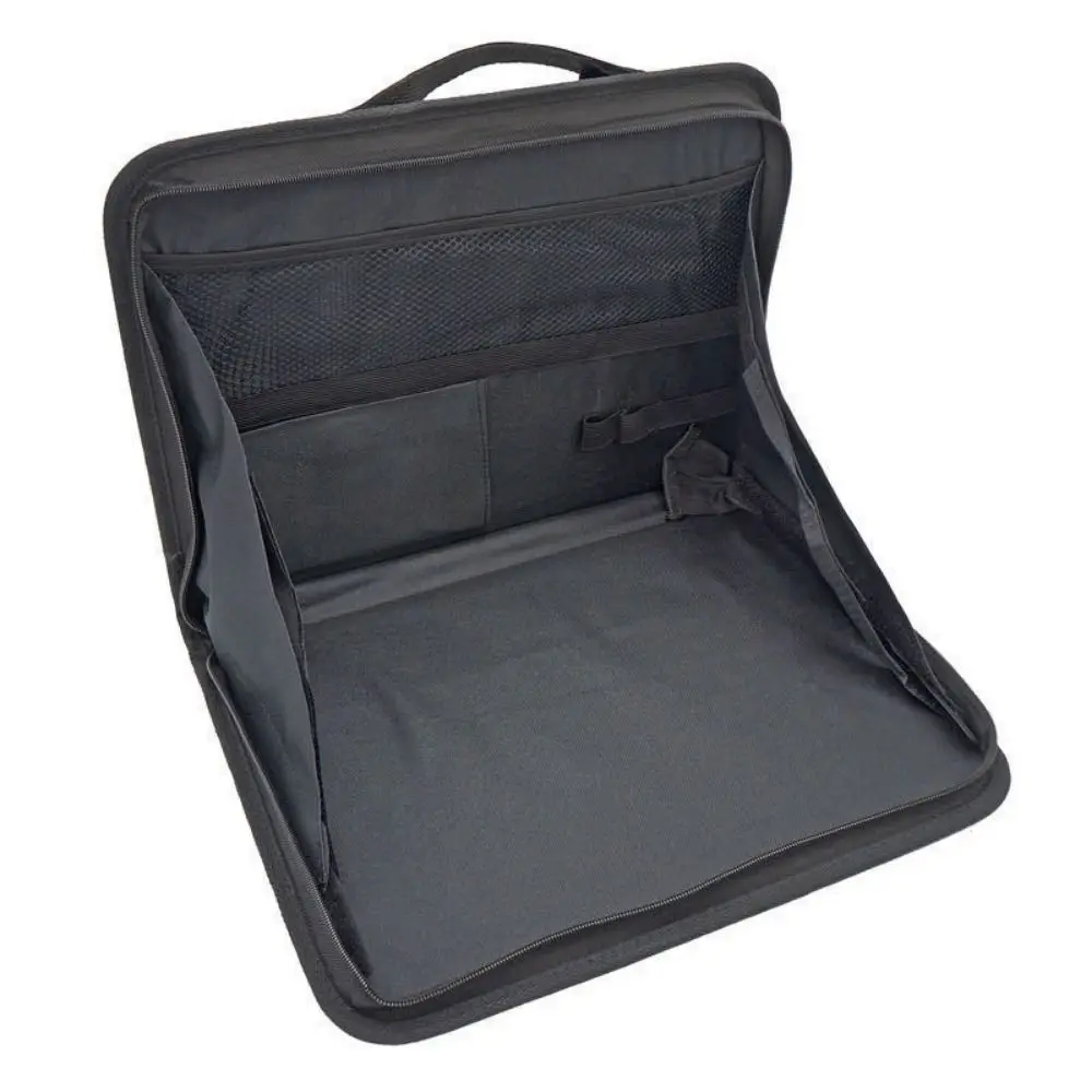 

Waterproof Car Rear Seat Table Multi-compartments Handle Backseat Food Tray Space Saving Wear-proof Foldable Computer Desk