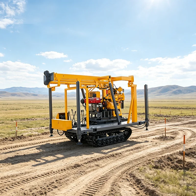Small Portable Core Drill Rig 100m Rotary Rock Coring Rig for Shallow Geological Site Investigation