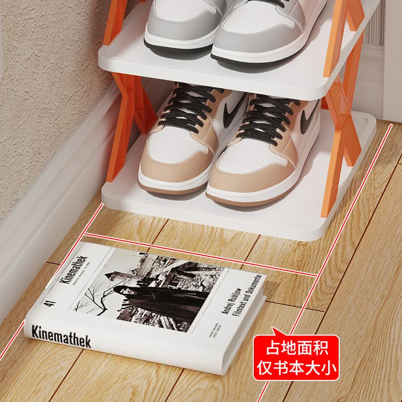 

(7) Simple shoe rack shoe cabinet storage artifact creative multi-layer home entrance bathroom plastic dormitory simple storage