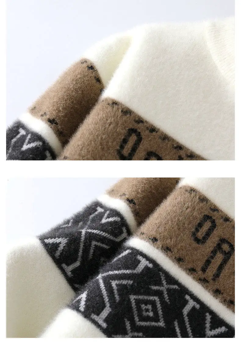 Knit Jumper Male Pullover Knitted Sweater Autumn Men's Streetwear Casual Knit Men's Jumpers Spring Sweat-shirt Men Clothing