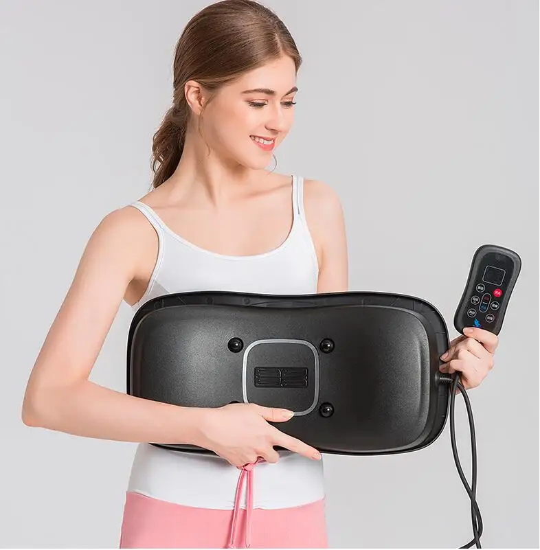 New Curved Lumbar Spine Massager Intelligent Electric Lumbar Massage Instrument Waist Spine Support Back Massage
