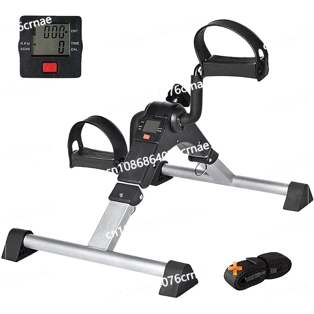 

Mini Exercise Bike Arm and Leg Exerciser with LCD Monitor, Adjustable Resistance, Fold Pedal Exerciser for Arms and Legs