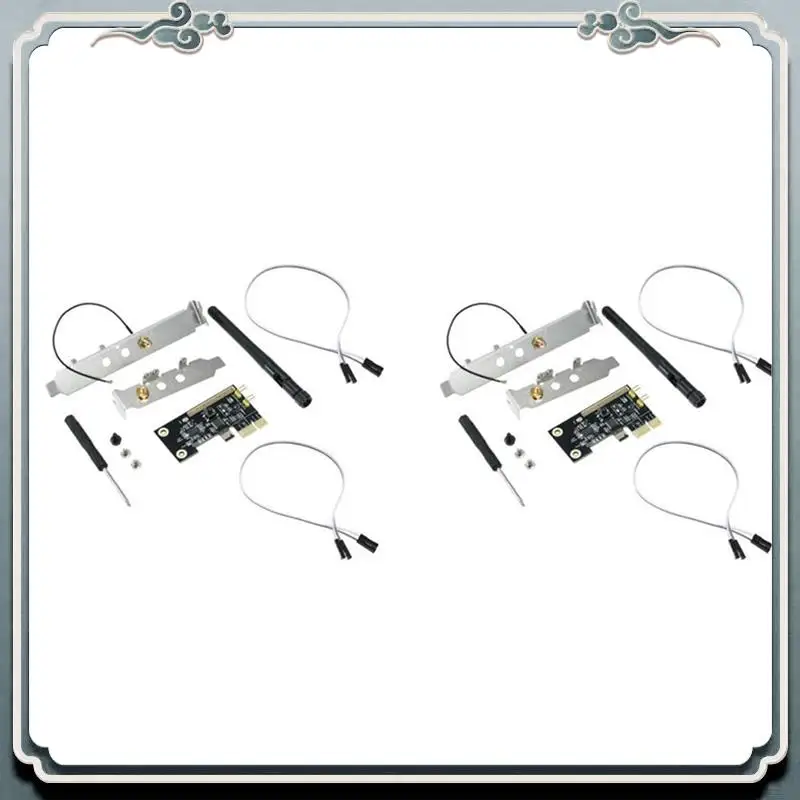Premium 2X Wifi Wireless Smart Switch Relay Module Mini PCI-E Desktop Switch Card Restart Switch Turn On/OFF PC Remote Control