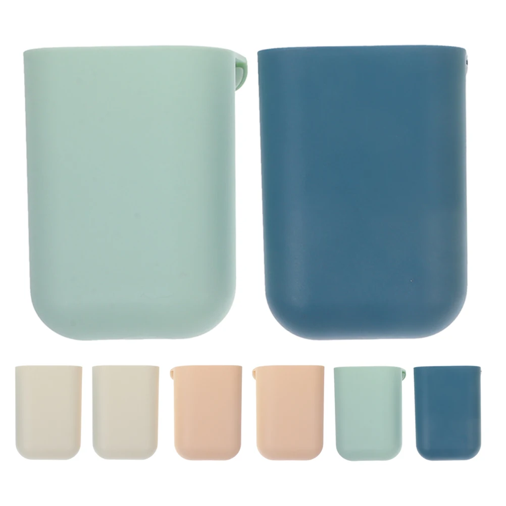 

8 pcs Desktop Storage Box Plastic Hanging Pen Holders Office Baskets Cup Storage Bucket Multifunctional Organizer Spacesaving
