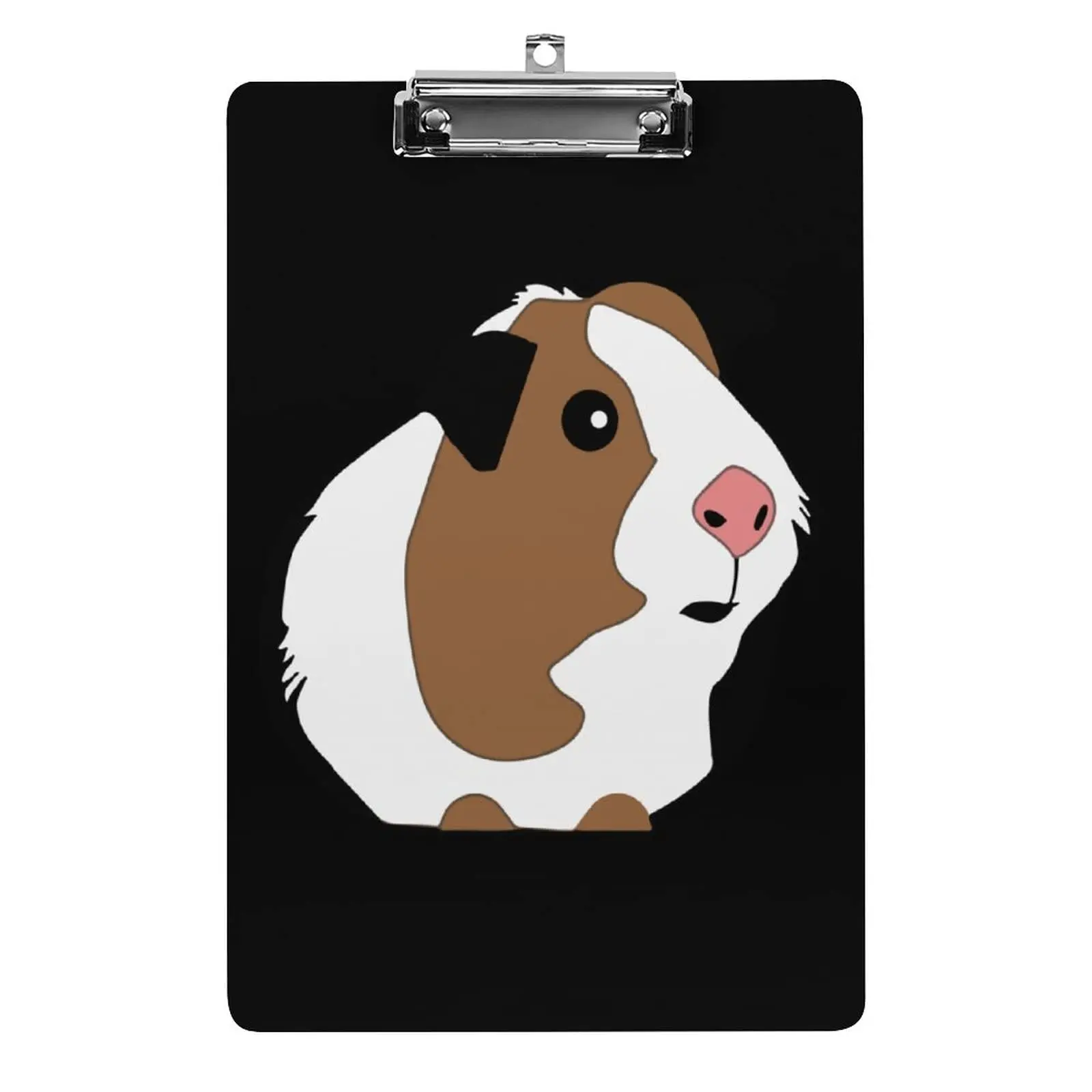 Cartoon Guinea Pig Clipboard Plastic Clipboard Clip Boards White Metal Clip for School Classroom Office Student Personalization