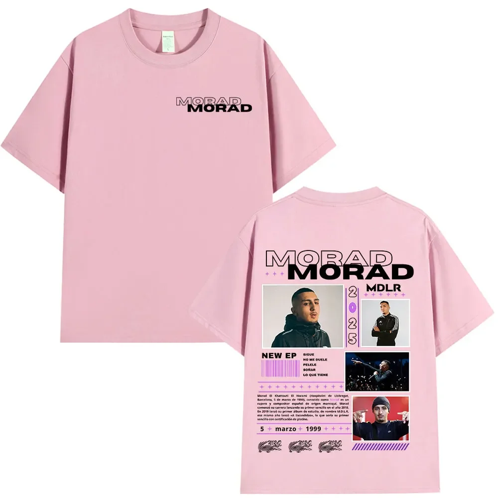 Rapper Morad M.D.L.R Graphic T Shirts Men Women Fashion Vintage T-shirt Cotton Casual Oversized Short Sleeve T-shirts Streetwear image 5