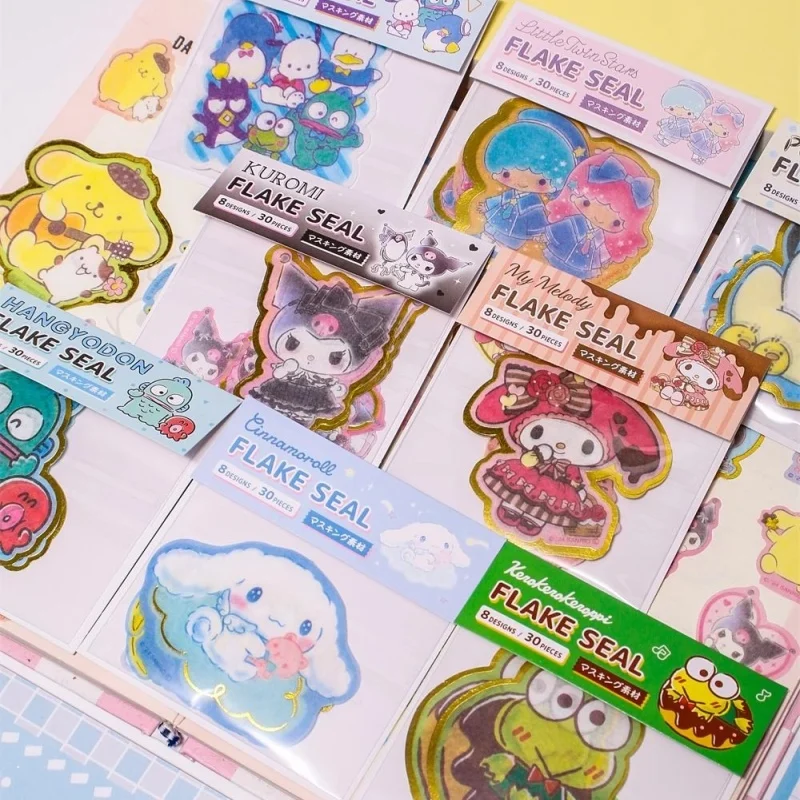 

18 упаковок/лот Sanrio Hangyodon Melody наклейки милые Pochacco Kuromi Скрапбукинг DIY дневник декоративная наклейка канцелярские принадлежности этикетка