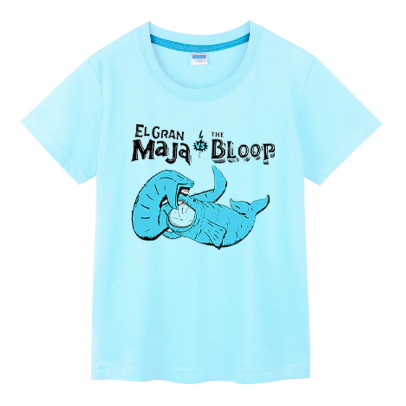 El Gran Maja vs The Bloop shirt Gran Maja shark eel serpent boys t-shirt child graphic tee scp fan gaming gift toy Gamer