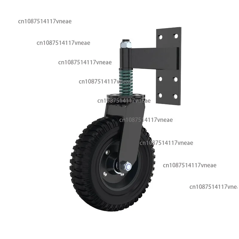 

8-дюймовые пружинные стопорные 600-фунтовые несущие износостойкие универсальные ролики для забора для различных террас