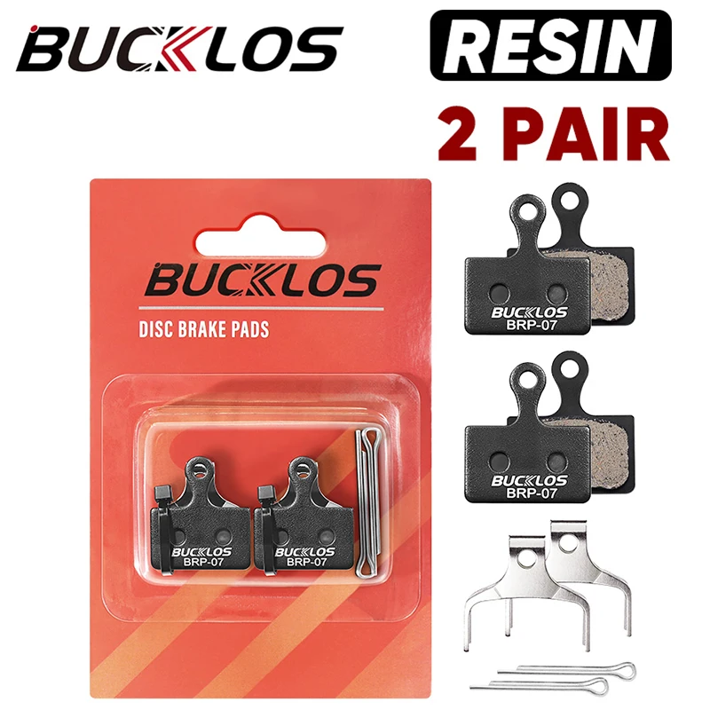 BUCKLOS Harz-Scheibenbremsbeläge für SHIMANO K05S Verschleißfeste Hydraulische Bremsbeläge MTB-Bremsbeläge für K03S K04S Fahrradteile