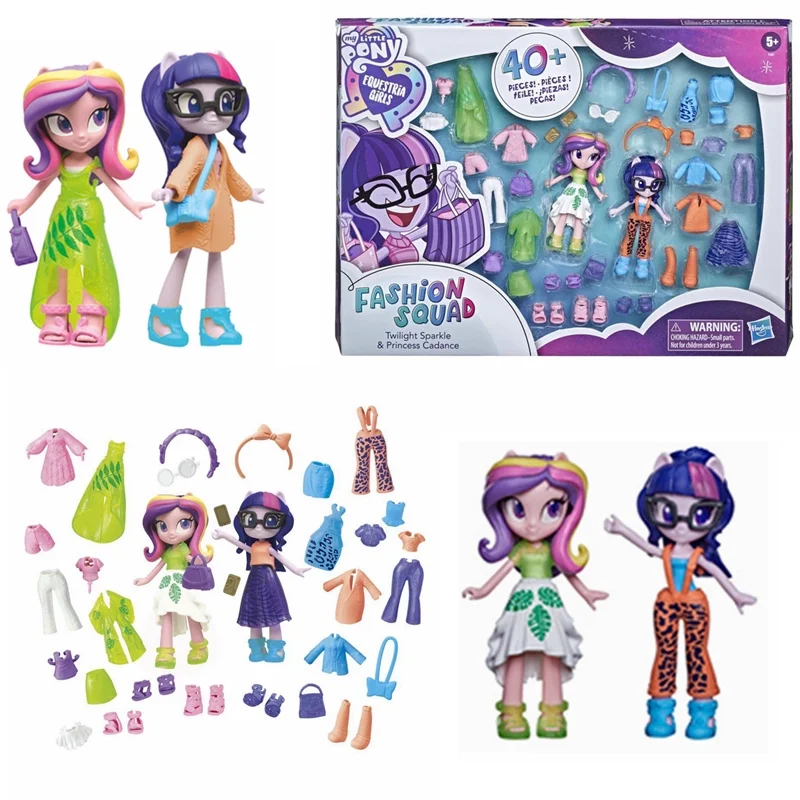 

Hasbro My Little Pony Fashion Set Twilight Sparkle Rainbow Dash Action Figures Variety of Dressups Girl Gift Birthday Gift