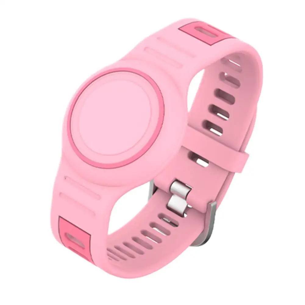 لـ Airtag حزام ساعة مقاوم للماء مضاد للخسارة مقاوم للماء 360 °   حافظة تعقب محدد المواقع المقاومة للصدمات للحماية من جميع أنحاء الأطفال