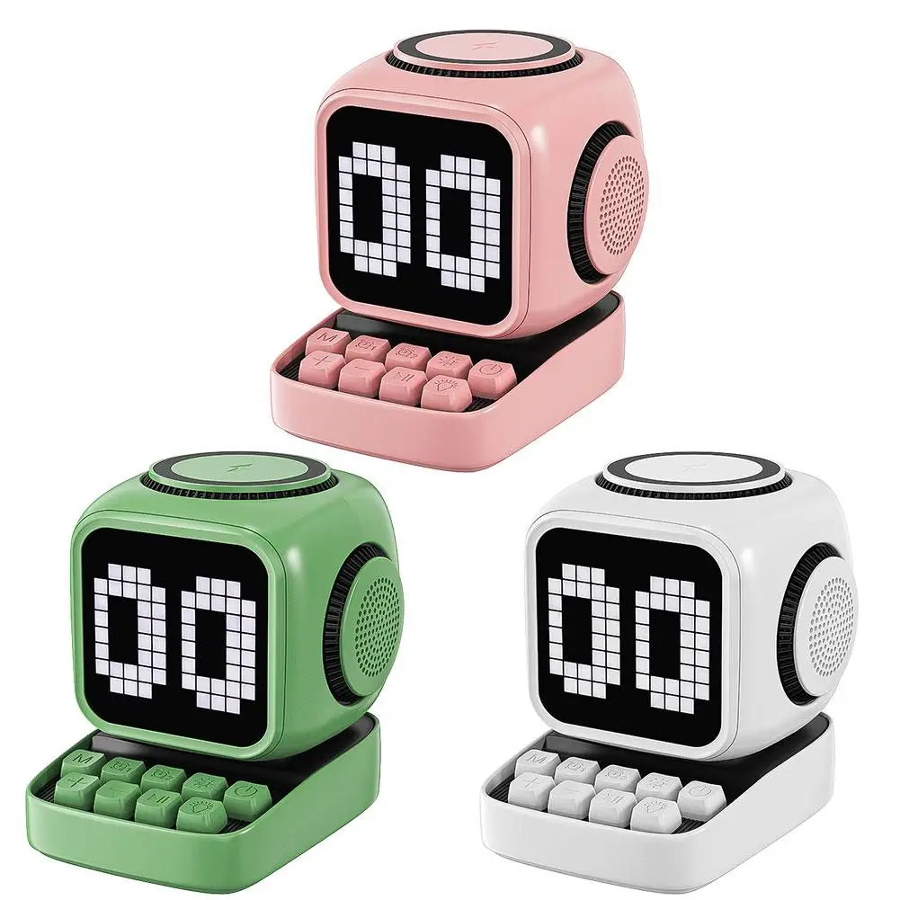 Audio Karaoke Small Speaker with Wireless Charging, Wireless Gift, Children's Small Mini Birthday Speaker, Bluetooth Charge H2G6