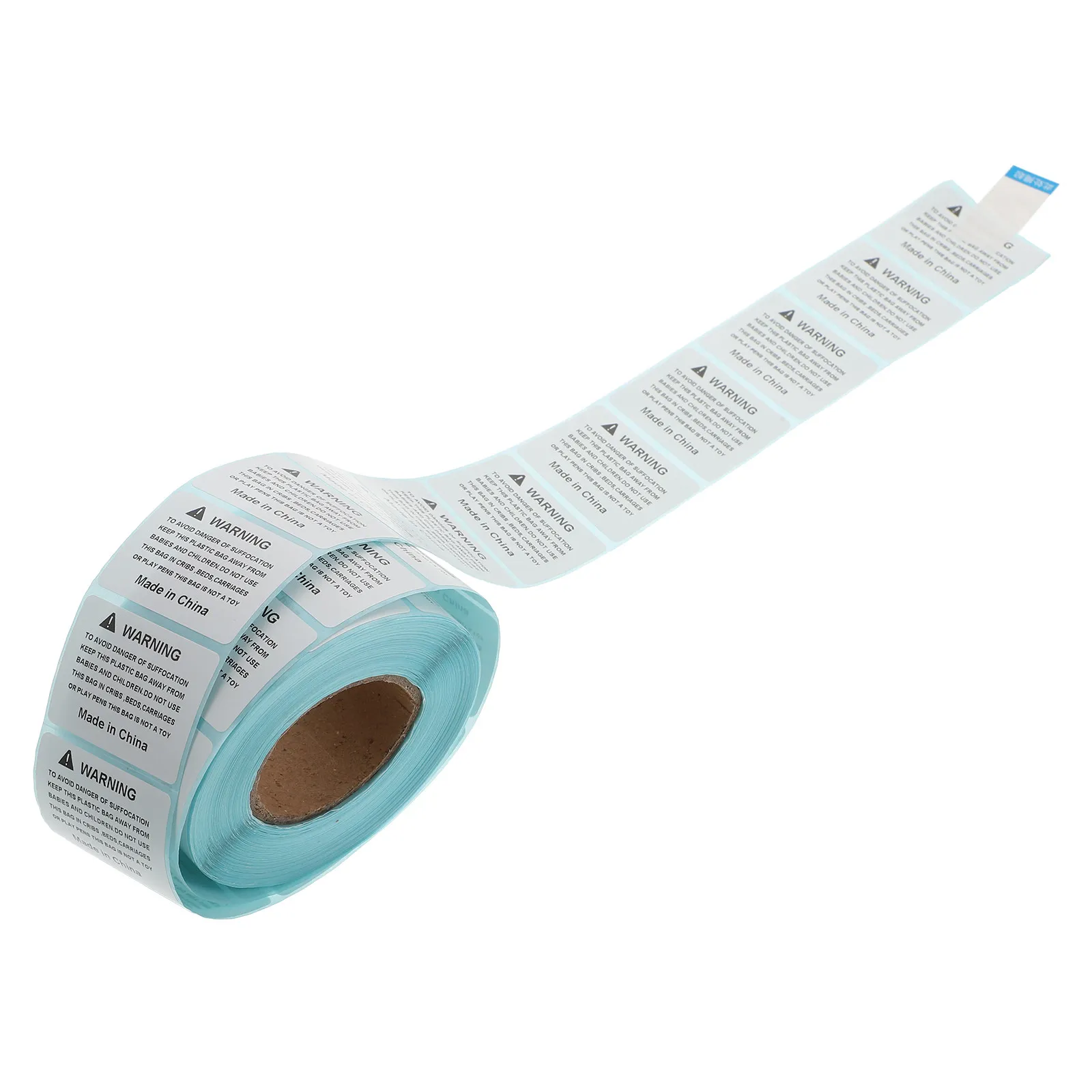 

800 шт. этикеток для доставки, глянцевые, с повышенной клейкостью, сверхпрочные наклейки для упаковки, предупреждающие знаки, знаки об опасности удушья, самоклеящиеся