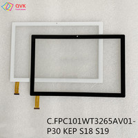 +Frame 2.5D 10.1inch Tablet Touch Screen For Teclast P20HD P20 HD C.FPC101WT3265AV01-p30 KEP S18 S19 Tab8 Sensor Digitizer Glass