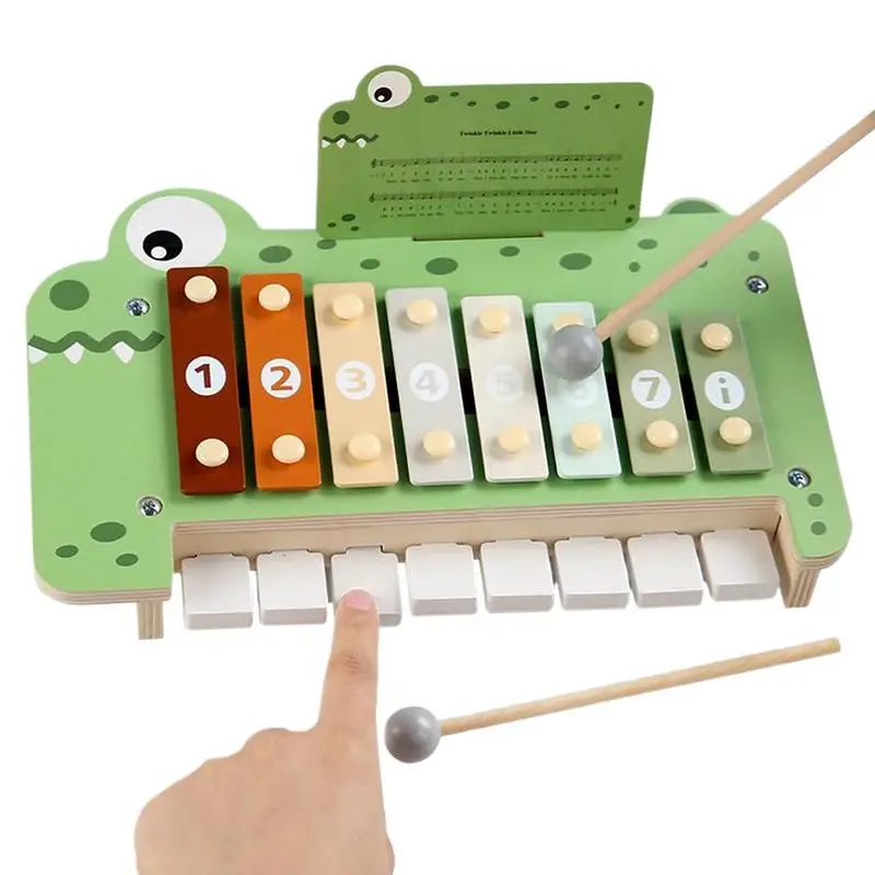 

Toy Piano Musical Piano Toy Portable Educational Interactive Game For Hand-Eye Coordination Develop Skills Home Travel Home