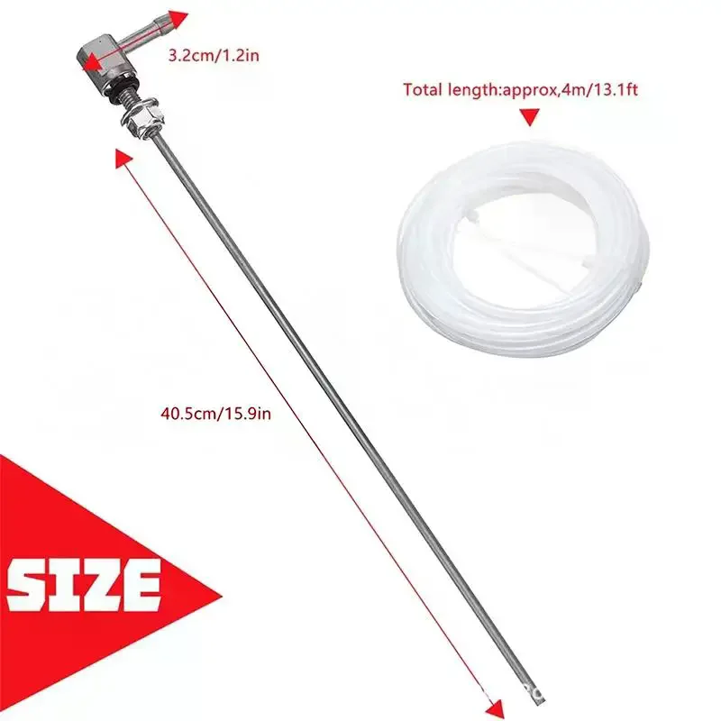 

1Set Fuel Line Standpipe Kit For Car Heater Fuel Tank Kit Replaceable Universal DIY Friendly For Stationary Heating