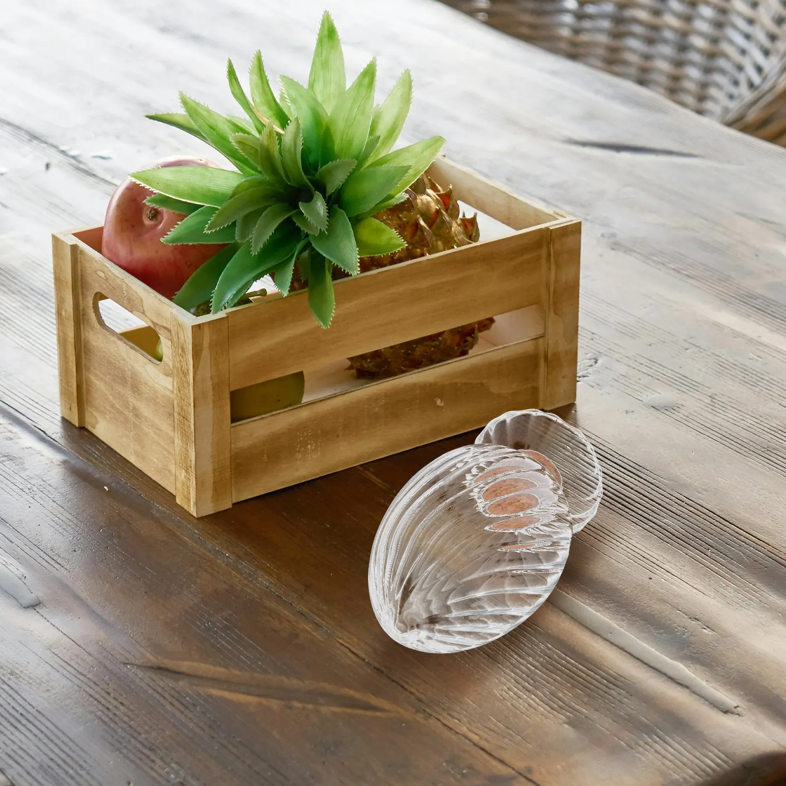 Glass Match Holder with Cork Lid Transparent Storage Jar for Toothpicks Small Items Home Decor