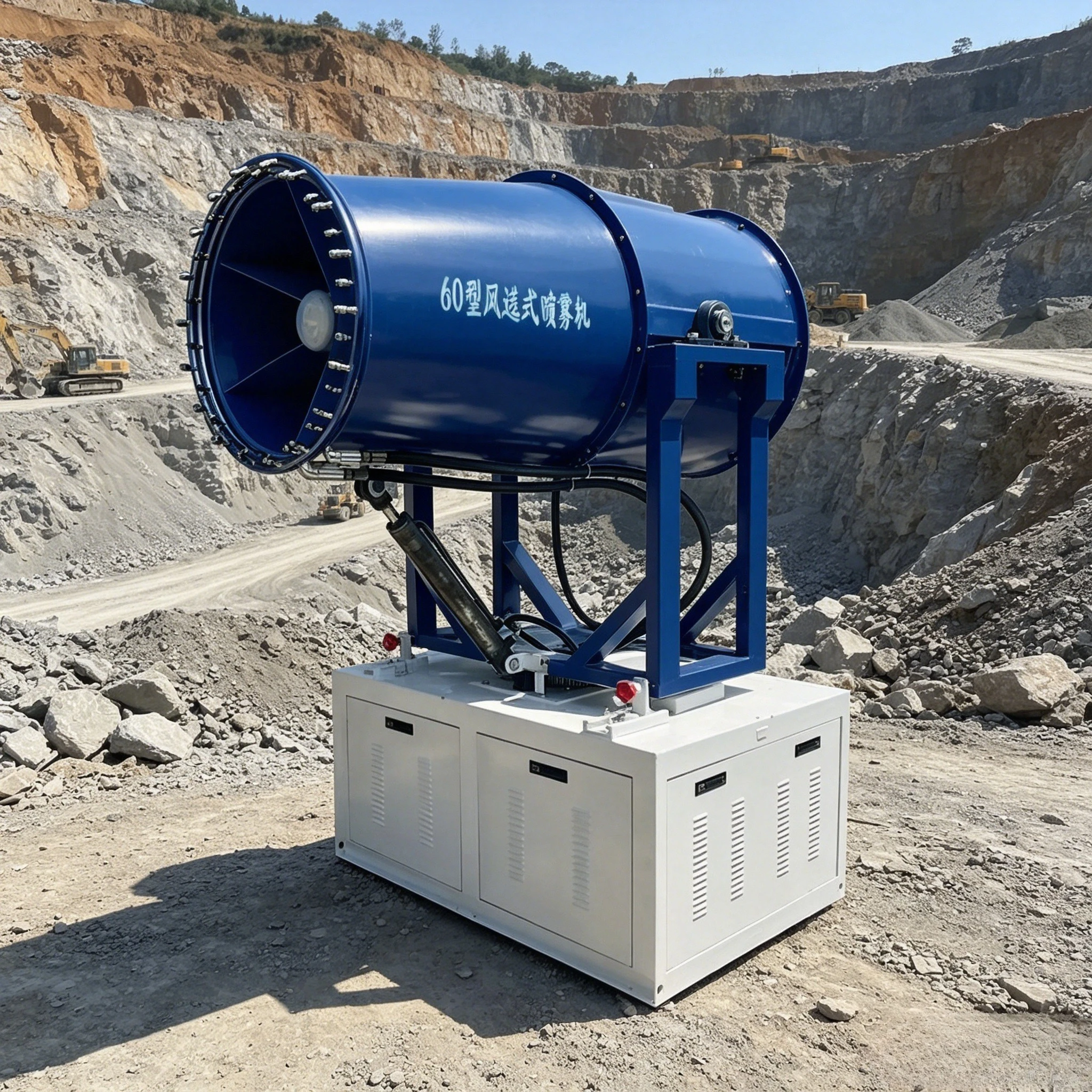 

Automatic Fog Cannon Machine High Pressure Water Spray Machine Agricultural Fog Cannon Remote Control Mobile Fog Cannon Custom