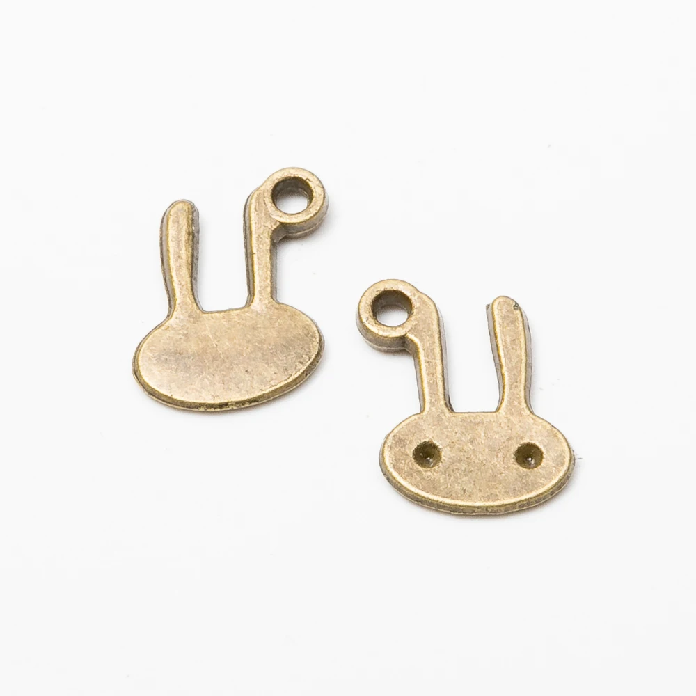 240pcs rabbit Craft Supplies Charms Pendants for DIY Crafting Jewelry Findings Making Accessory 522