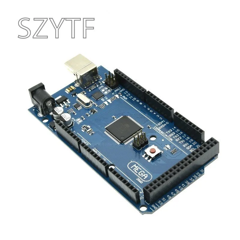 1PCS MEGA2560 MEGA 2560 R3 (ATmega2560-16AU CH340G) AVR USB Board Development Board MEGA2560 PRO For Arduino 