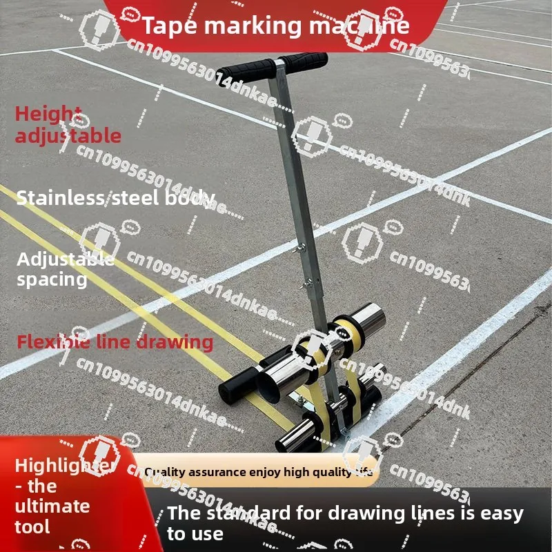 Semicircular Scriber, Tape Scribing Machine, Floor Scribing Artifact, Basketball Court Parking Space Scriber, Sticker Machine